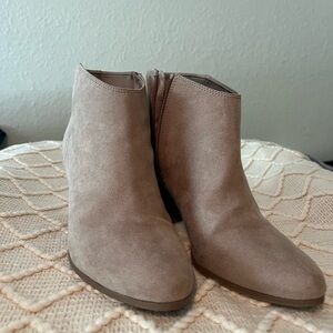 Tan Suede Ankle Boots